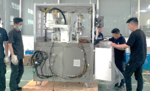 知名外資制藥企業(yè)(yè)定制軒特紙箱全自動貼標(biāo)生產(chǎn)(chǎn)線定制